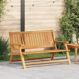 Relax Bench Brown Solid Acacia Wood 367818