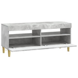 LED TV Cabinet Concrete Grey Engineered Wood 897208
