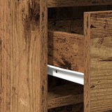 Dressing Table 2 pcs Brown 50 x 41 x 135 cm Engineered wood 3334243