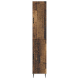 Cabinet Set 2 pcs Old Wood 33 x 34.5 x 89.5 cm Engineered Wood 3416635
