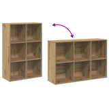 Book Cabinet/Sideboard Artisan Oak 66x30x98 cm Engineered Wood 855827