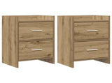 Bedside Tables 2 pcs Artisan Oak 40 x 30 x 60 cm 8010978