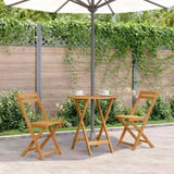 Folding Garden Table 70 cm Solid Acacia Wood 313596