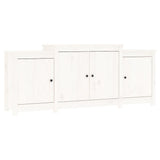 Sideboard White 164x37x68 cm Solid Wood Pine 821493