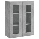 Wall Mounted Cabinets 2 pcs Concrete Grey Engineered Wood 3197957