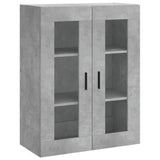 Highboard Concrete Grey 69.5x34x180 cm Engineered Wood 3198229