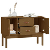Sideboard Honey Brown 110x40x78 cm Solid Wood Pine 823527