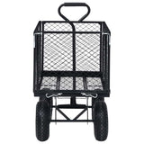 Garden Hand Trolley Black 350 kg 92582