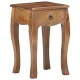 Bed Cabinet 28x28x46 cm Solid Mango Wood 321709