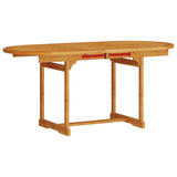 Garden Dining Set Folding 7 pcs Brown Solid Acacia Wood 3375719