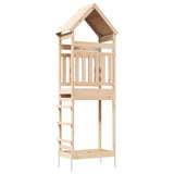 Outdoor Play Tower Natural 53 x 85 x 264 cm Solid Pine Wood 826529