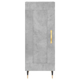 Highboard Concrete Grey 34.5x34x180 cm Engineered Wood 3199093