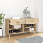 Shoe Cabinet Sonoma Oak 102x35x55 cm Engineered Wood 812819