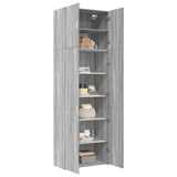 Highboard Grey Sonoma 80x42,5x249 cm Engineered Wood 3281369