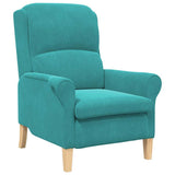 Armchair Turquoise 76 x 94 x 102 cm Velvet 42009866