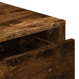 Corner Chest of Drawers Smoked Oak 80x41x58 cm Engineered Wood 852856