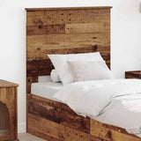 Headboard with Headboard Old Wood 75 cm Engineered wood 887833