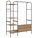 Clothes Rack Beige 120 x 44 x 160 cm Engineered Wood 868450