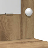 Dressing Table with Door Brown 50 x 41 x 135 cm Engineered Wood 3334262
