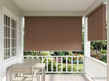Outdoor Roller Blind UV Protection Taupe 165 x 230 cm 42041201