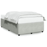 Bed Frame without Mattress Light Grey 120x190 cm Small Double Velvet 3284994
