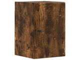 3 Piece Bathroom Cabinet Set BREDA Smoked Oak Engineered Wood 3417806