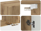 TV Cabinet Set 5 pcs Artisan Oak Engineered Wood 3409095