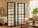 4 Panel Folding Room Divider, Freestanding Room Separator, Indoor Privacy Screen for Living Room, T3398P554170