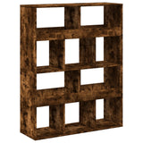 Room Divider Smoked Oak100x33x125.5 cm Engineered Wood 3309523