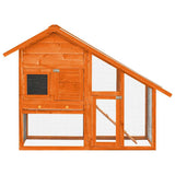 Rabbit Hutch 140x63x120 cm Solid Firwood 170868