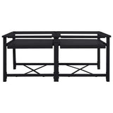 Washing Machine Pedestal 2 pcs Black 120 x 56 x 52 cm Steel 42022038