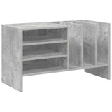 Record Cabinet Concrete Grey 78.5 x 35 x 45 cm Engineered Wood 891075