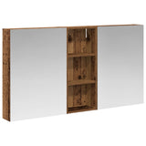 Bathroom Cabinet Set 3 pcs 130 x 14.5 x 70 cm Engineered wood 3403766