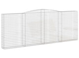 Arched Gabion Basket 400x30x200/220 cm Galvanised Iron 153530