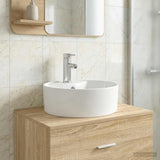 Bathroom Wash Basin Chrome 40.5 x 40.5 x 15 cm Metal 890232