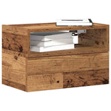 Wall-mounted Bedside Cabinets 2 pcs Old Wood 45x26x28.5 cm 858611