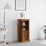 LED Sideboard Brown 41 x 37 x 100 cm Engineered Wood 863024