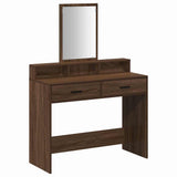 Dressing Table Brown Oak 100 x 41 x 140 cm Engineered Wood 865151