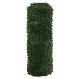 Artificial Fence Dark Green 1 x 6 m PVC and Steel 42042367
