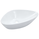 Wash Basin 58.5x39x14 cm Ceramic White 143901