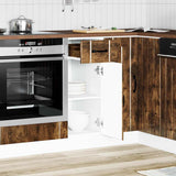 Kitchen Base Cabinet Lucca Smoked Oak Engineered Wood 853702