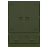 Highboard Olive Green 67x39x95 cm Steel 841809