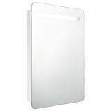 ZNTS LED Bathroom Mirror Cabinet Shining White 60x11x80 cm 326509