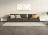 Coffee Tables with Metal Legs 2 pcs High Gloss White 50x50x40 cm 812739