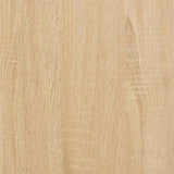 Console Table Sonoma Oak 75x28x75 cm Engineered Wood 834196