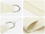 Sun Shade Sail Cream 6 x 2 m 100% Polyester Oxford 42031008