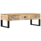 Coffee Table 110x50x38 cm Solid Mango Wood 282760