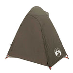 Camping Tent Dome 2-Person Brown Waterproof 4009613