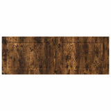 Wall-Mounted Headboard UTRECHT Smoked Oak Engineered Wood 897840