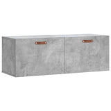 Wall Cabinet Concrete Grey 100x36.5x35 cm Engineered Wood 830112